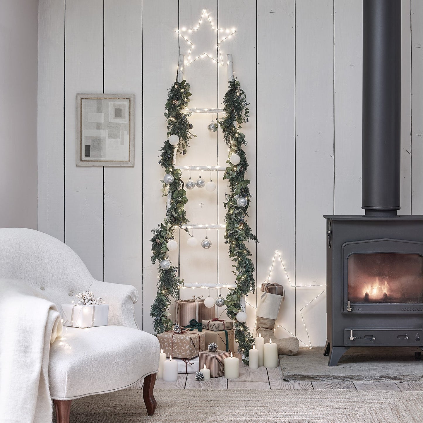 Christmas Decorations Star Light Display