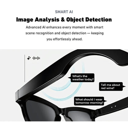 VisionPro Smart Camera Glasses – 1080p HD Hands-Free Recording