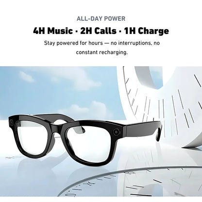 VisionPro Smart Camera Glasses – 1080p HD Hands-Free Recording