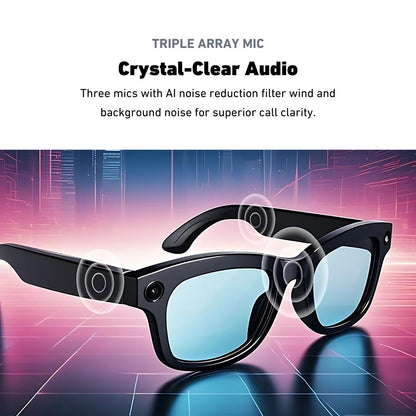 VisionPro Smart Camera Glasses – 1080p HD Hands-Free Recording