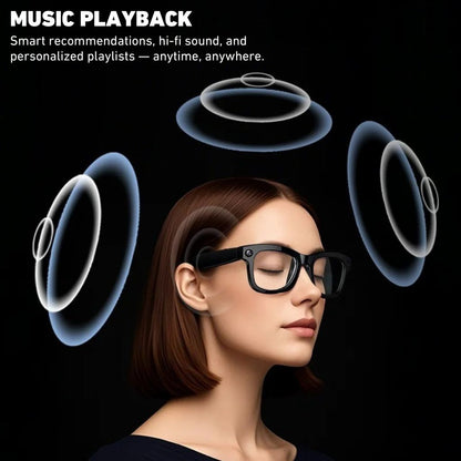 VisionPro Smart Camera Glasses – 1080p HD Hands-Free Recording