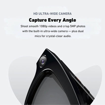 VisionPro Smart Camera Glasses – 1080p HD Hands-Free Recording