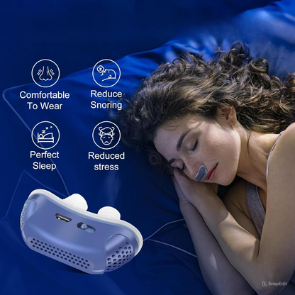 Portable Micro CPAP Device – Silent Sleep Aid & Anti-Snoring Solution