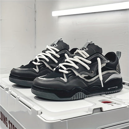 Men’s Chunky Trainers with Thick Sole – Sporty Casual Style