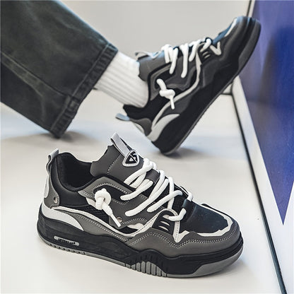 Men’s Chunky Trainers with Thick Sole – Sporty Casual Style