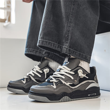 Men’s Chunky Trainers with Thick Sole – Sporty Casual Style