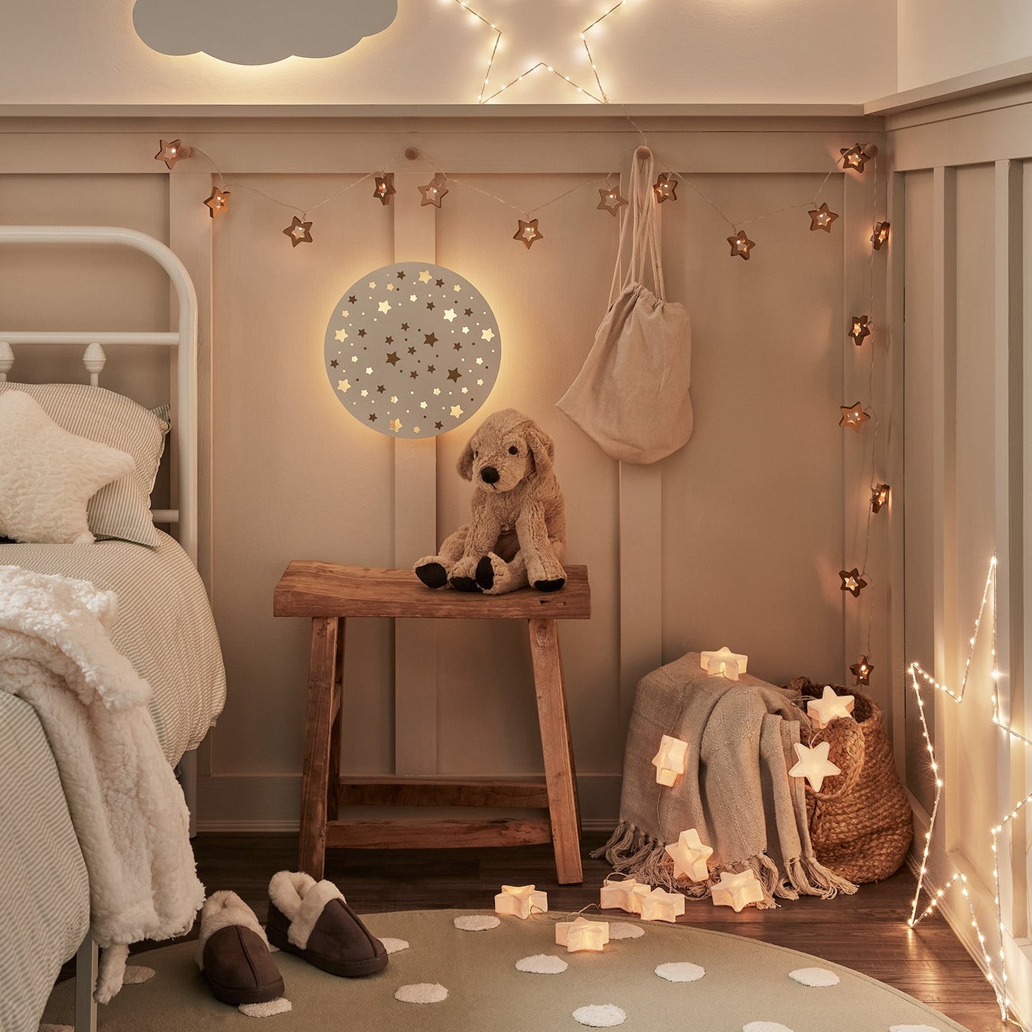 Christmas Decorations Hanging Star Lights