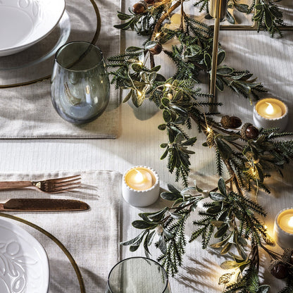 Christmas Decorations Gold Leaf String Lights